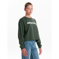 T-Shirt Γυναικείο Emerson Crop  ΜΑΚΡΥΜΑΝΙΚΗ 