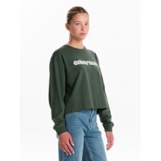 T-Shirt Γυναικείο Emerson Crop  ΜΑΚΡΥΜΑΝΙΚΗ 