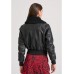 Γυναικείο biker jacket Funky Buddha από οικολογικό δέρμα Γυναικείο biker jacket Funky Buddha από οικολογικό δέρμα