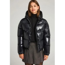 Γυναικειο Καπιτονέ puffer μπουφάν με κουκούλα