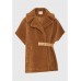 Γυναικείο Παλτό teddy με κοντό μανίκι και ζώνη