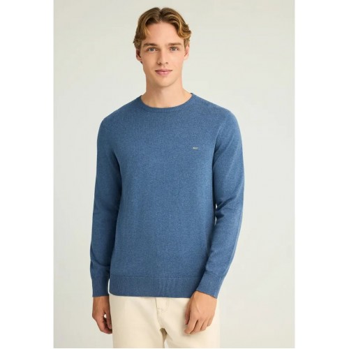 Ανδρικό λεπτό βαμβακερό πουλόβερ Funky Buddha Ανδρικό λεπτό βαμβακερό πουλόβερ Funky Buddha