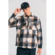 Ανδρική Ζακέτα Funky Buddha casual με γιακά