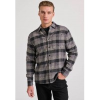 Ανδρικό καρό πουκάμισο Funky Buddha flannel 