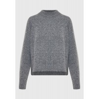 Γυναικεία Relaxed fit πλεκτή μπλούζα με στρογγυλή λαιμόκοψη